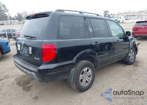 2005 Honda Pilot Ex-L from USA, damaged, VIN 2HKYF18565H566536